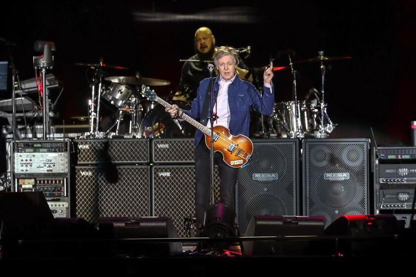 Paul McCartney in concert in Santiago