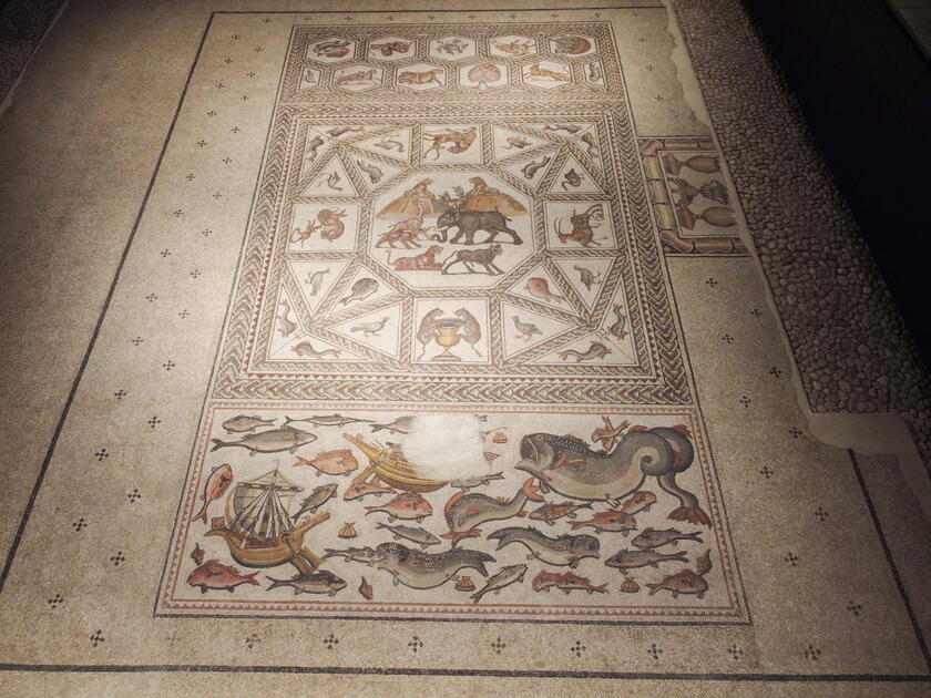 Mosaico romano do século 3 é exposto ao público em Israel