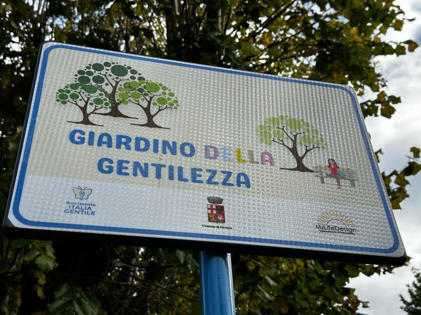 Nel centro di Orvieto aperto il giardino della gentilezza