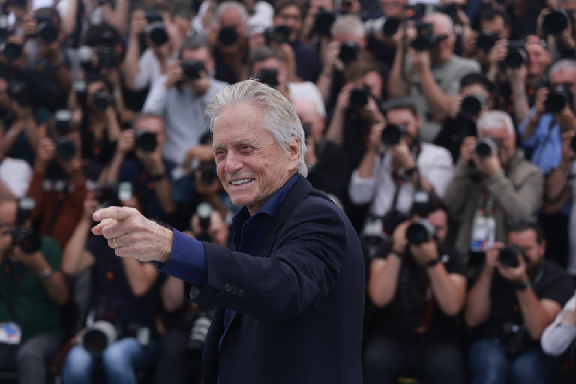 L 'attore statunitense Michael Douglas - RIPRODUZIONE RISERVATA