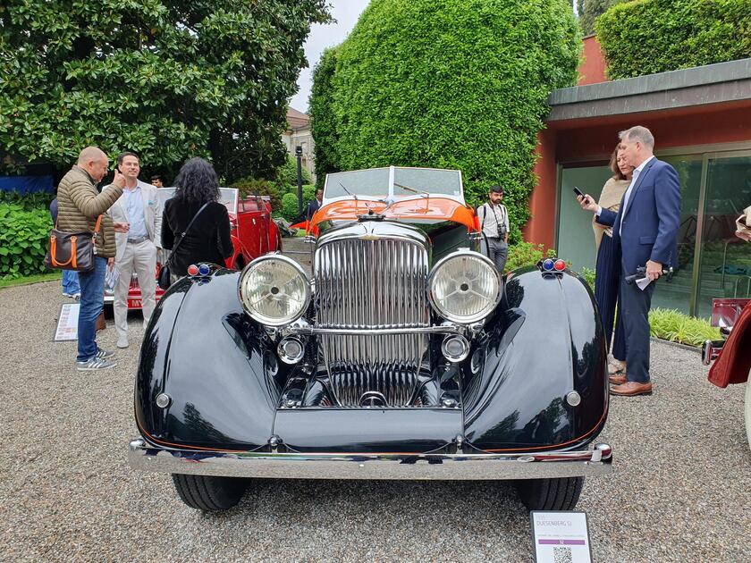 Duesenberg SJ a Concorso Villa d 'Este - RIPRODUZIONE RISERVATA