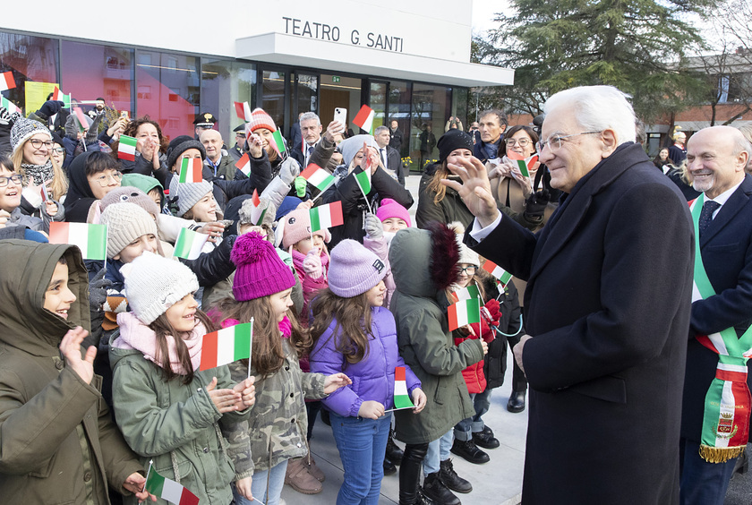 Standing ovation per Mattarella a Pesaro Capitale cultura - ALL RIGHTS RESERVED