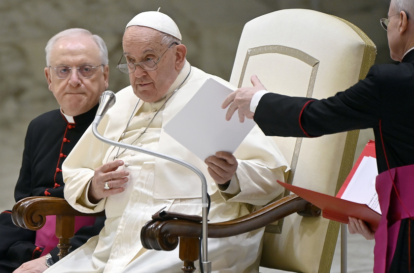 Pope Francis' audience with fishermen