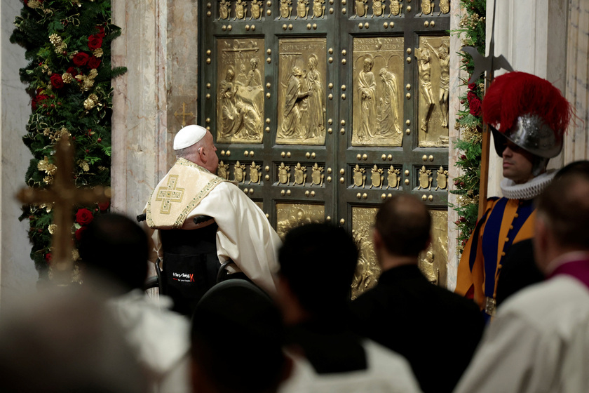 Pope Francis celebrates Christmas Eve Mass and kicks off 2025 Catholic Holy Year, at the Vatican