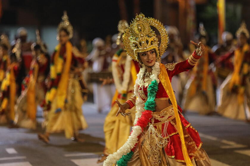 Navam Perahera - Annual Buddhist cultural pageant in Colombo © ANSA/EPA