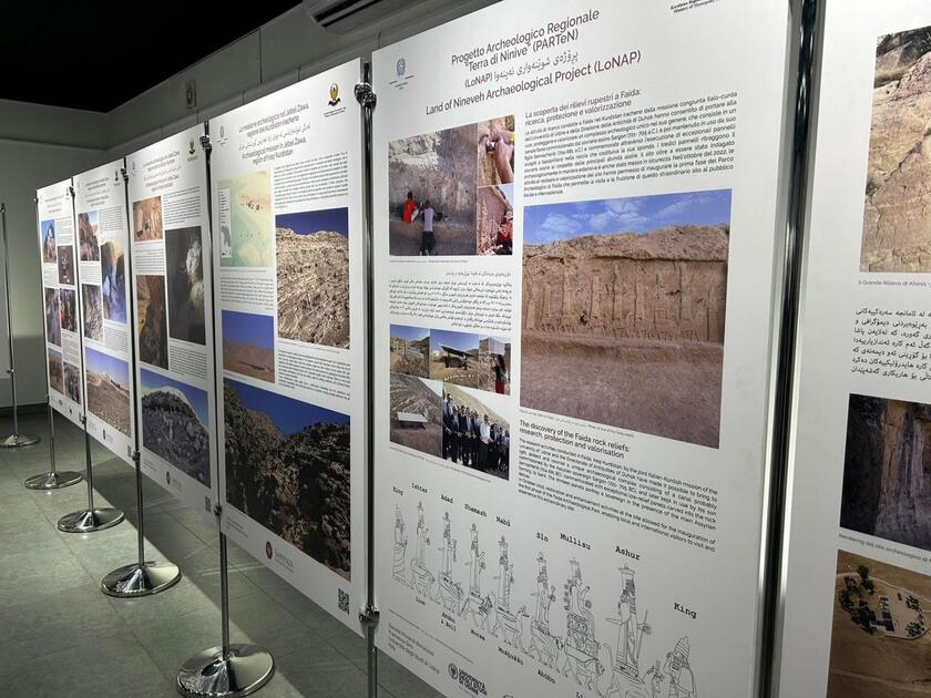 En Erbil, muestra dedicada a las misiones arqueológicas italianas en el Kurdistán (ANSA)