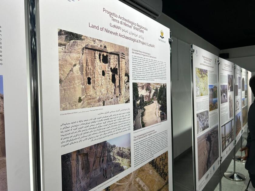 En Erbil, muestra dedicada a las misiones arqueológicas italianas en el Kurdistán (ANSA)