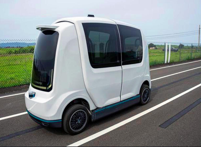 Mini-navette autonome Glydways