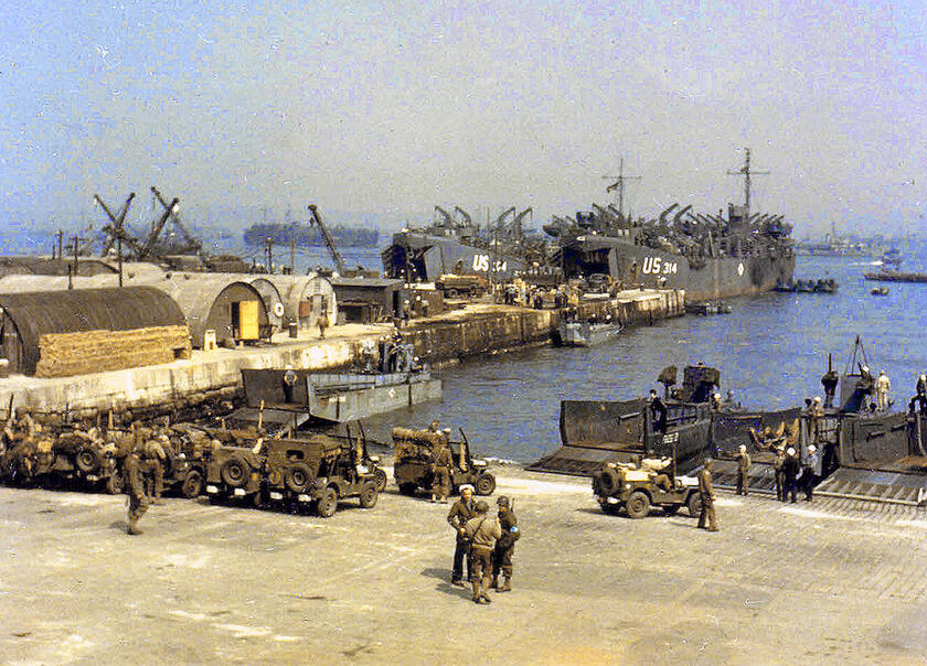 Tutti i veicoli schierati in Normandia il D-Day