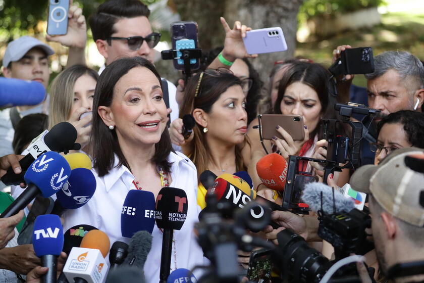 La líder de la oposición, Corina Machado: "Lucharé para que prevalezca la verdad"