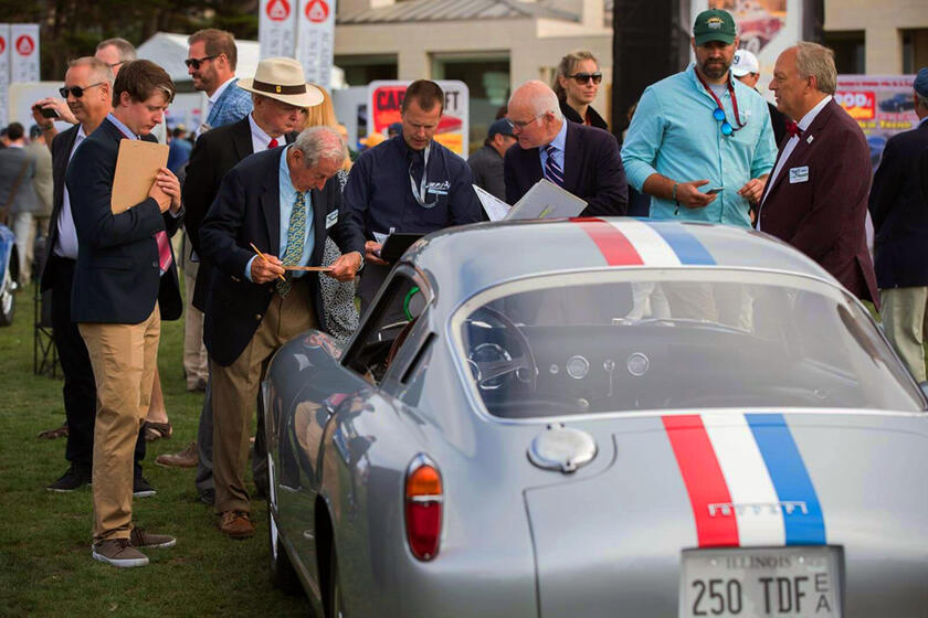 Tricolore in primo piano a Pebble Beach 2024