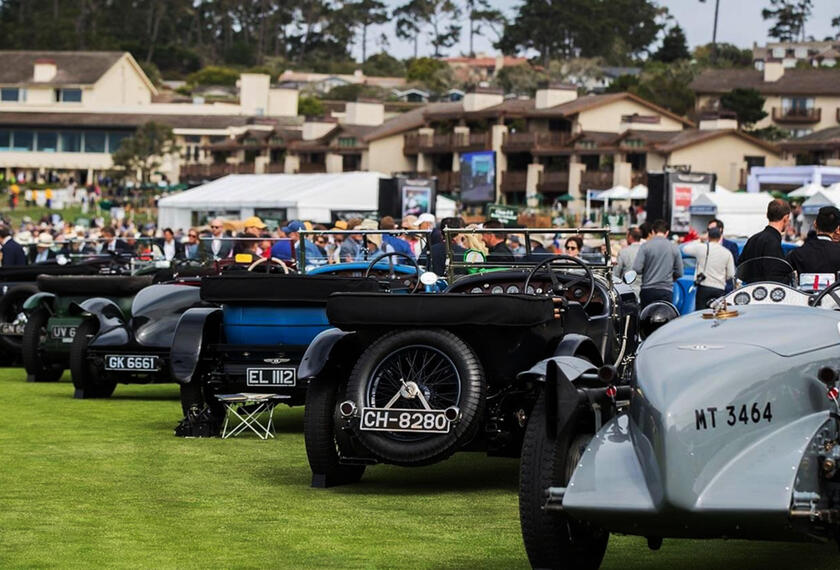 Tricolore in primo piano a Pebble Beach 2024