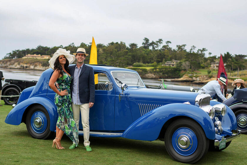 Tricolore in primo piano a Pebble Beach 2024