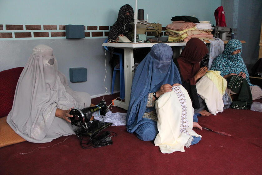 Women empowerment through home-based tailoring setup in Kandahar