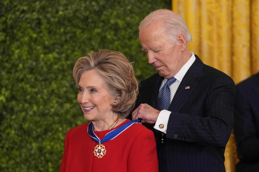 Hillary Clinton e Joe Biden