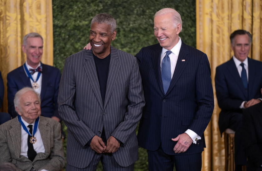 Joe Biden e Denzel Washington