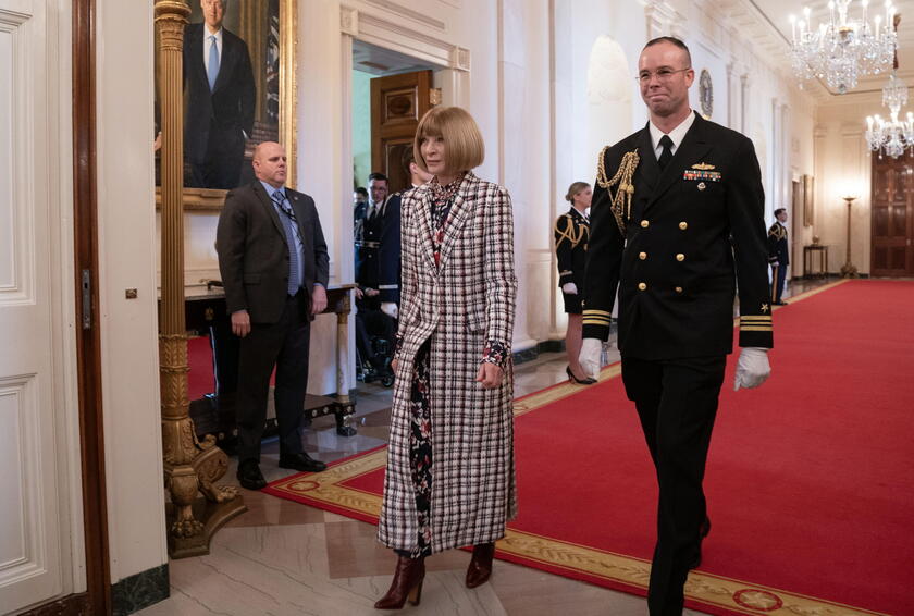 Joe Biden e Anna Wintour