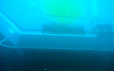FOTO: L'interno della nave sott'acqua