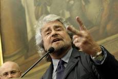 GRILLO MOUNTS FIERY ATTACK ON RENZI IN GOVERNMENT TALKS