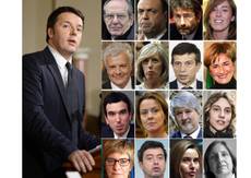 La squadra di Renzi, premier più giovane della storia d'Italia