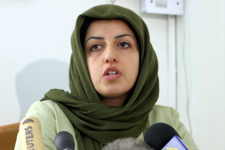L 'attivista iraniana Narges Mohammadi © ANSA/EPA