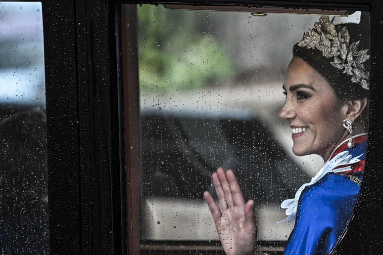 Kate Middleton foi diagnosticada com câncer no início do ano © ANSA/AFP