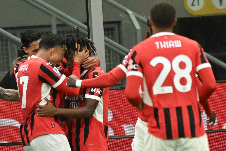 Samuel Chukwueze anotou o gol da vitória do Milan sobre a Udinese - TODOS OS DIREITOS RESERVADOS