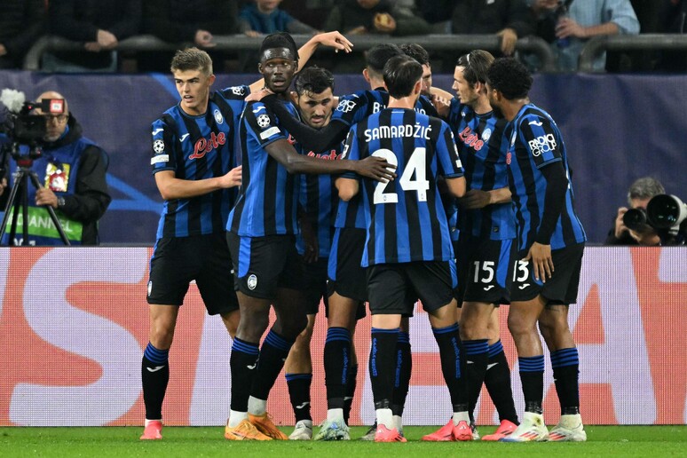 Atalanta não deu chances para o Shakhtar Donetsk na Champions © ANSA/AFP