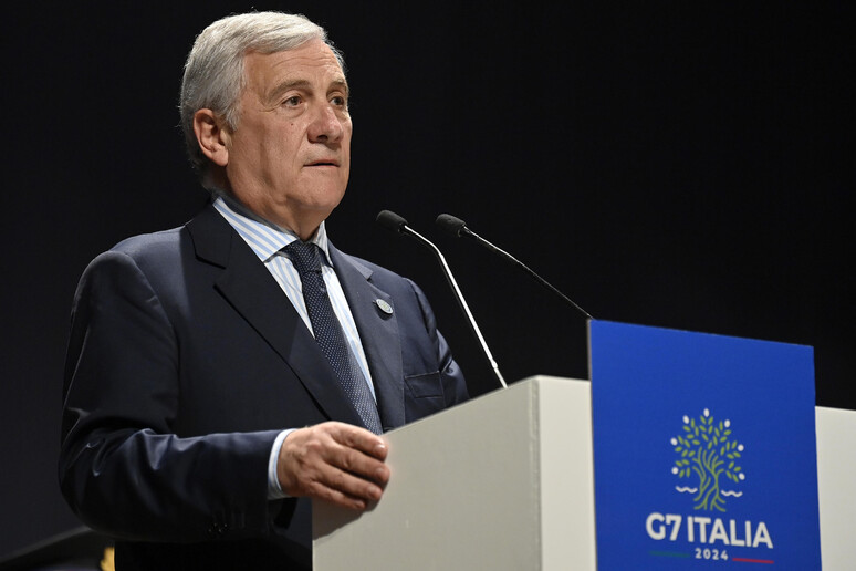 Antonio Tajani durante encontro do G7 do Desenvolvimento - TODOS OS DIREITOS RESERVADOS