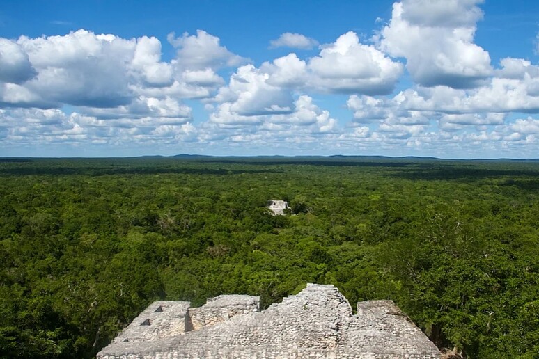 Cidade maia está em Campeche, no México - TODOS OS DIREITOS RESERVADOS