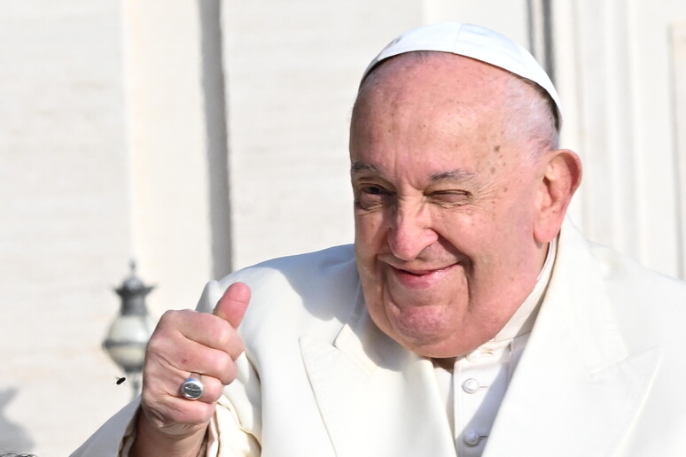 Papa Francisco durante audiência geral no Vaticano - TODOS OS DIREITOS RESERVADOS