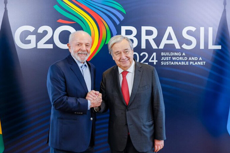 Lula e Guterres se reuniram no Rio de Janeiro - TODOS OS DIREITOS RESERVADOS