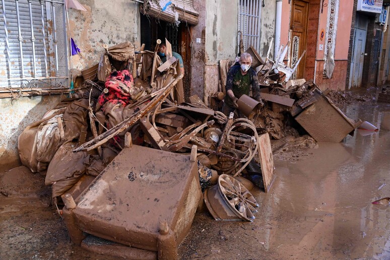 TOPSHOT-SPAIN-FLOOD © ANSA/AFP