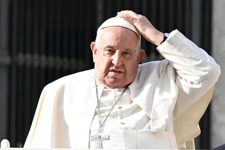 Papa Francisco durante audiência geral no Vaticano - TODOS OS DIREITOS RESERVADOS