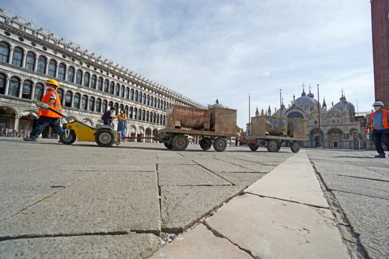 Estrutura descoberta é anterior à construção do Palazzo Ducale - TODOS OS DIREITOS RESERVADOS