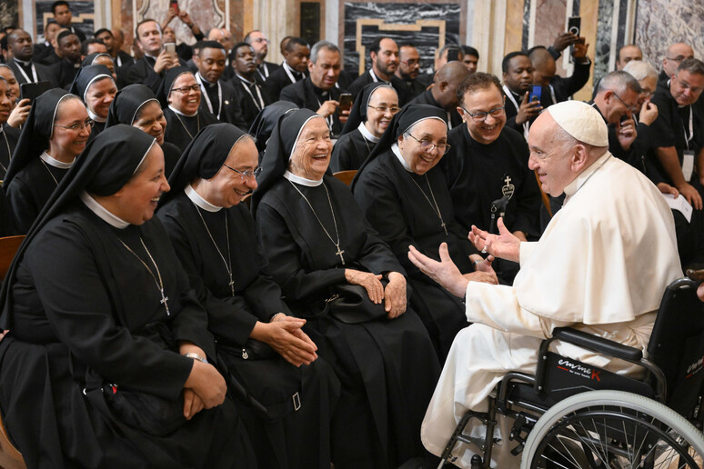 El Papa les pidió a las religiosas no perder nunca el sentido del humor. - TODOS LOS DERECHOS RESERVADOS