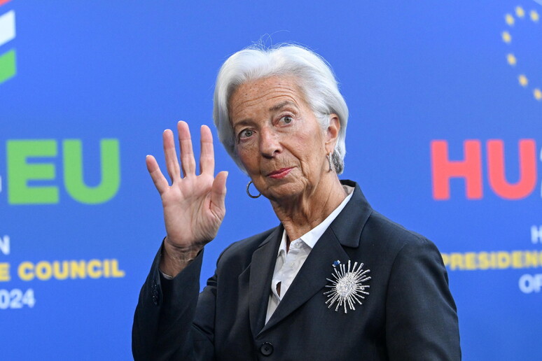 Lagarde: "Serve una svolta per integrare le Borse europee" © ANSA/EPA