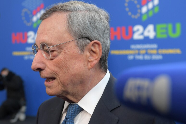 El ex premier italiano Mario Draghi. © ANSA/AFP