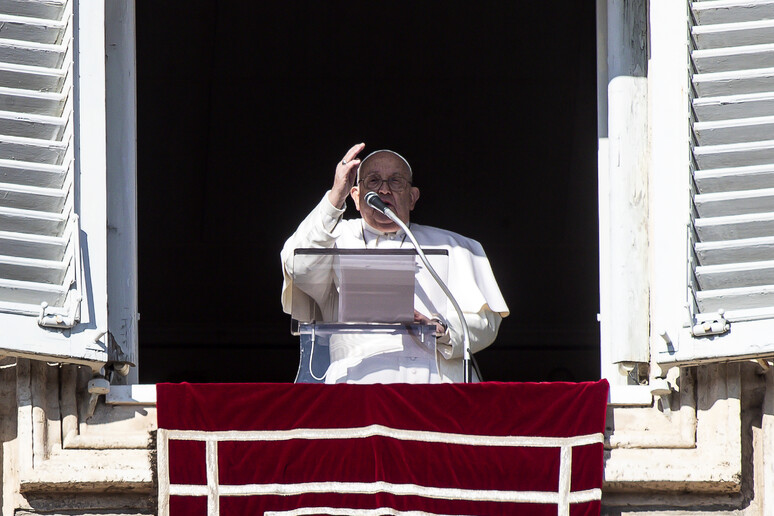 Papa Francisco durante Angelus - TODOS OS DIREITOS RESERVADOS