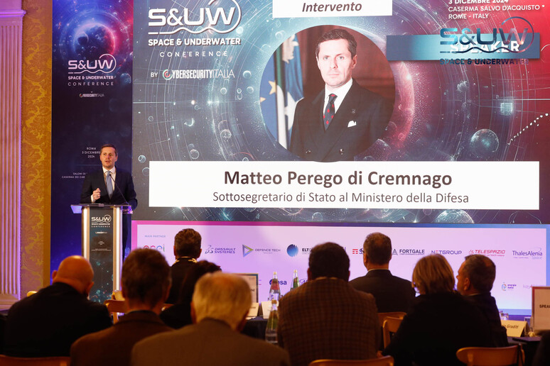 Il Sottosegretario di Stato al Ministero della Difesa, Matteo Perego di Cremnago © ANSA/Cybersecurity Italia