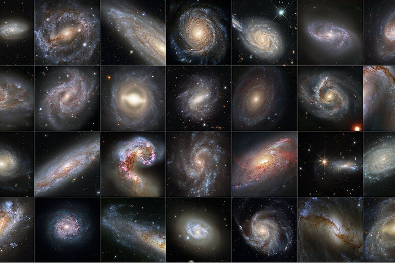 Galassie fotografate dal telescopio spaziale Hubble (fonte: NASA, ESA, da Wikimedia) - RIPRODUZIONE RISERVATA