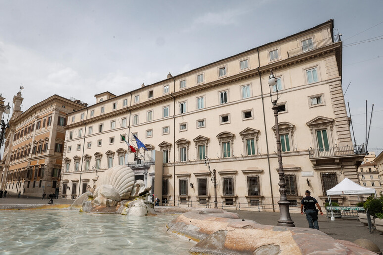 Fachada do Palácio Chigi, sede do governo italiano - TODOS OS DIREITOS RESERVADOS