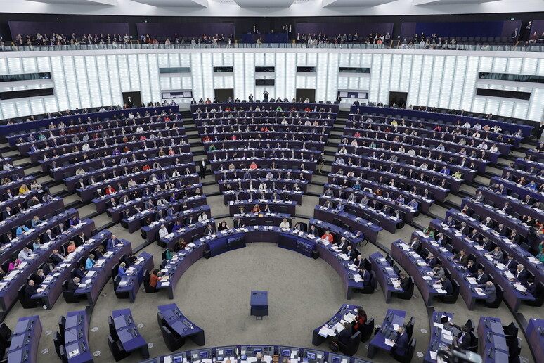 Una sessione del Parlamento europeo a Strasburgo - RIPRODUZIONE RISERVATA