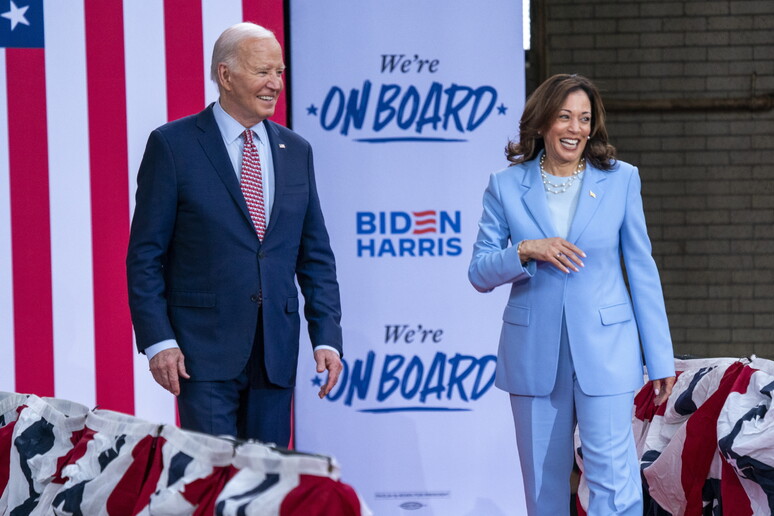 Kamala Harris com o presidente dos EUA, Joe Biden - TODOS OS DIREITOS RESERVADOS