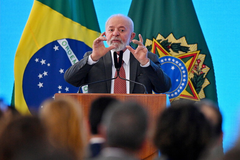 Presidente Lula após cúpula do G7 na Itália - TODOS OS DIREITOS RESERVADOS