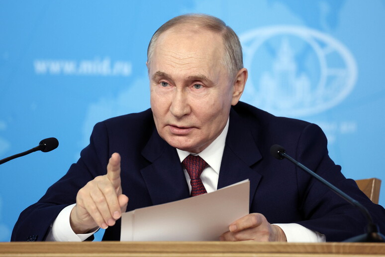 Vladimir Putin não enviou representantes para cúpula de paz na Suíça © ANSA/EPA