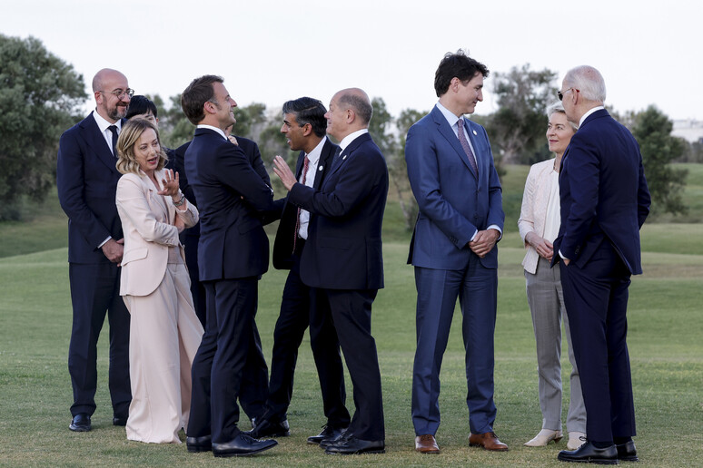 Líderes do G7 reunidos em Borgo Egnazia, sul da Itália - TODOS OS DIREITOS RESERVADOS
