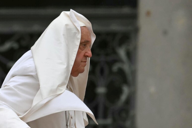 Papa Francisco durante audiência geral no Vaticano © ANSA/AFP