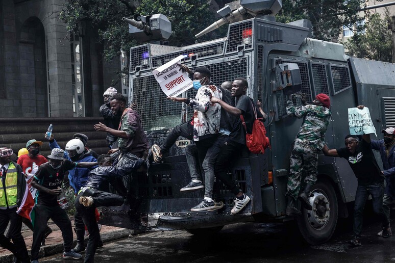 Manifestação no Quênia terminou em violência © ANSA/AFP