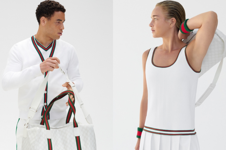 Novas vestimentas da marca fazem parte da coleção Gucci Tennis - TODOS OS DIREITOS RESERVADOS
